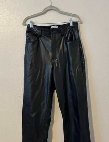 Abercrombie & Fitch Abercrombie Vegan Leather Pants