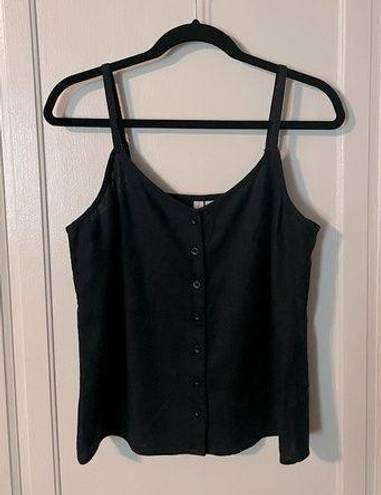 Treasure & Bond  Linen Blend Button Down Camisole