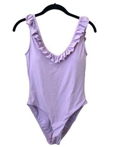 VERO MODA  Frills‎ Swimsuit in Lavender Sz Sm NWT