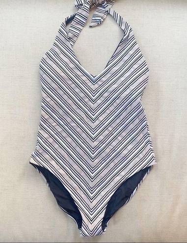 PilyQ 𝅺NWT PQ Harbour Stripe Avery One Piece Swimsuit S