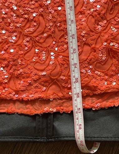 Scala NWT Orange Prom Dress