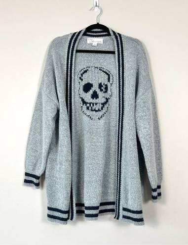 Vintage Havana Knit Skull Cardigan Sweater