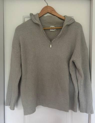 Princess Polly Gray Quarter Zip Sweater