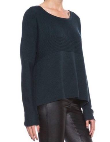 Helmut Lang  Sweater Wool Angora Blend Ribbed Relaxed Fit Black Size S