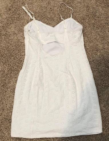 EXPRESS White Lace Mini Dress