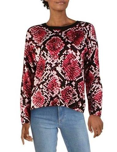 DKNY  Step- Hem Printed Sweater