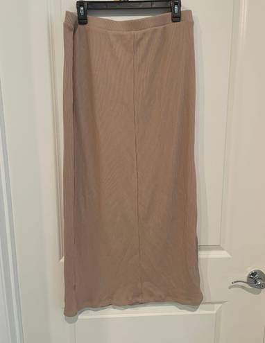 Old Navy Midi Tan Skirt