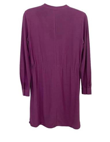 Eileen Fisher  Drawstring Shirtdress In Curan XXS