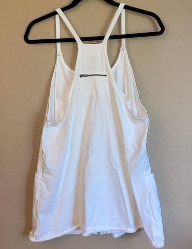 Free People NEW!  MOVEMENT Hot Shot Mini Dress WHITE Boho XS XSMALL Shorts Romper