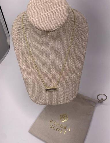 Kendra Scott Gold Leanor Bar Necklace