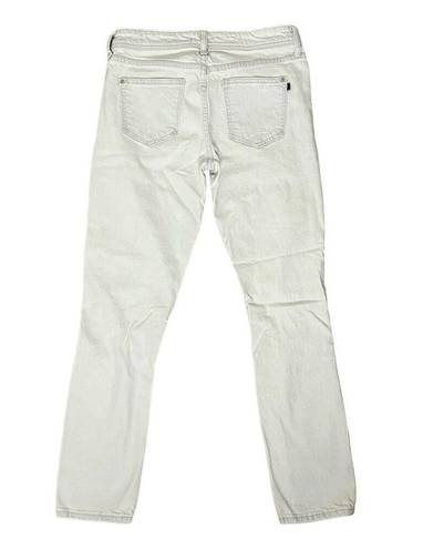 Pilcro  Pull On Mid Rise Distressed Denim Pants, Light Wash Ripped Jeans 26 NWOT