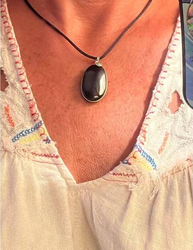 Onyx STONE pendant/ necklace