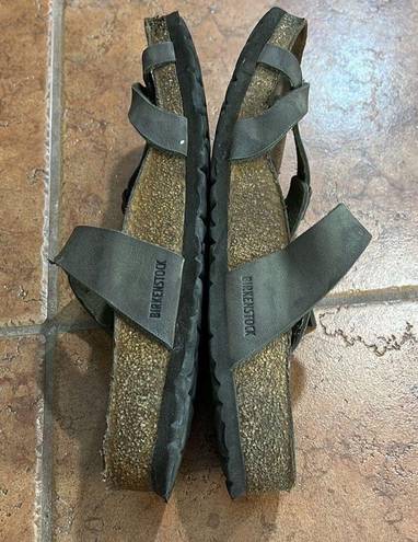 Birkenstock  Brown Leather Mayari Sandals Size: 39