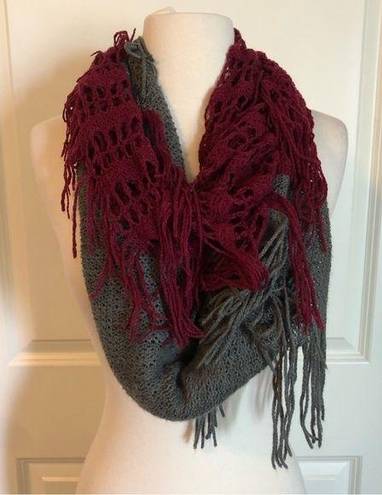 Icing fringe infinity scarf