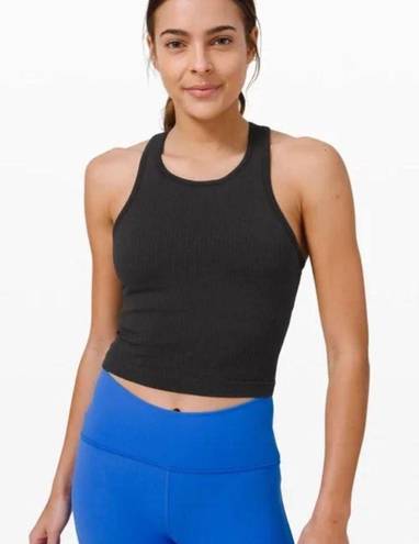 Lululemon Black Ebb To Street Tank