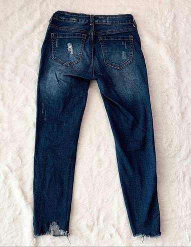 Wax Jean Wax Jeans Distressed Skinny Crop Jeans Size 00