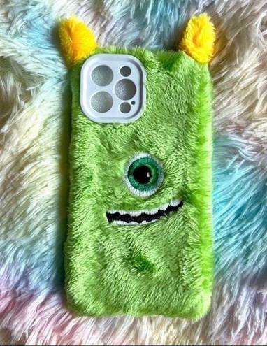 Mike Wazowski Iphone 12 ProMax Fuzzy Case