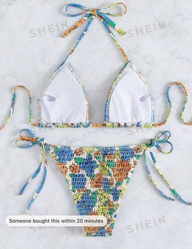 SheIn Multicolor Bikini Set