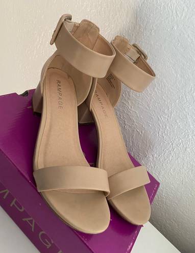 Rampage Nude Heels