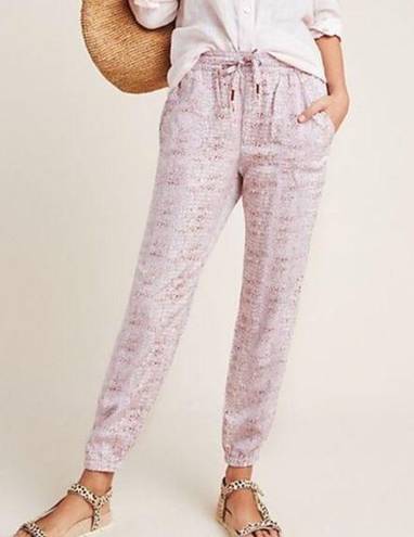 Anthropologie  orana printed snakeskin joggers size small