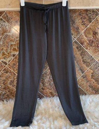 Natori Women’s  Ribbed Super Soft Pajama Pant in Dark Gray Size Small