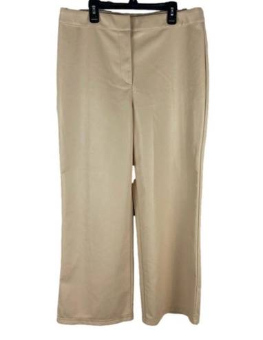 Bagatelle NEW  Collection Beige Wide Leg Faux Leather Pants Women’s Size Medium