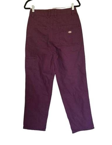 Dickies NWT  Duck Canvas trousers in burgundy