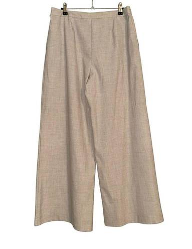 Elizabeth and James  Wide Leg Drawstring Waist Pants in Oatmeal Heather MEDIUM