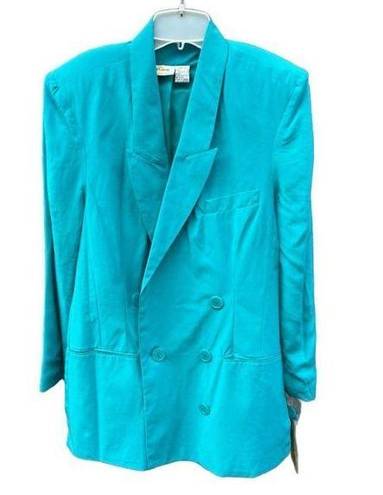 Oleg Cassini Dead stock NWT  100% silk size 10 double breasted jacket.