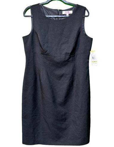 Krass&co NWT 9&.‎ Women's Sleeveless Drop Waist Sheath Dress Black Size 14