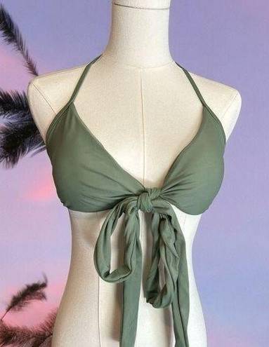 Aerie  Green Bikini Top NWT