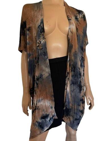 Mauve Tye Dye Oversized Kimono/Midi Duster(Size Small)