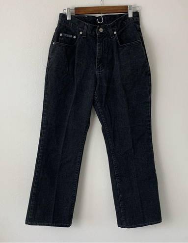 Riders By Lee VINTAGE Lee Riders Black Denim High Rise High Waisted Straight Leg Fit Jeans