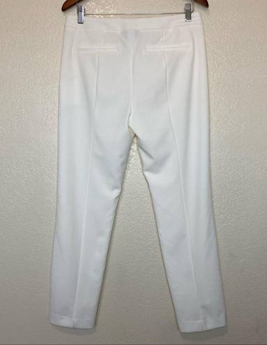 DKNY  Foundation Slim Ankle Pants in Ivory Size 6 NWT