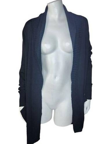 Isaac Mizrahi  Live! Shawl Collar Sweater Cardigan w/ Pockets Pitch Black Medium