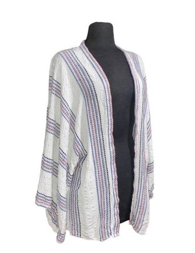 Sim & Sam   Bohemian Open Front Kimono Cardigan L/ XL