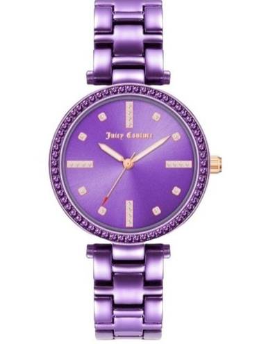 Juicy Couture NWT!  Black Label Purple Stone Wristwatch