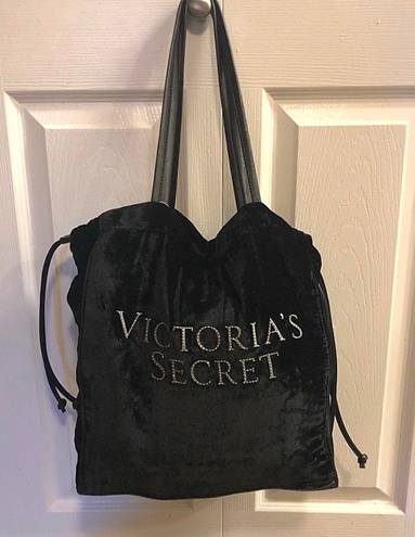 Victoria's Secret Victoria’s Secret Velour Draw String Bag