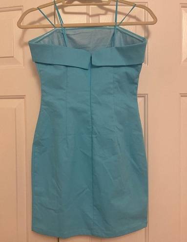 The Pants Store Size Small, Blue Strapless Slit Dress, Brand New With Tags, $20