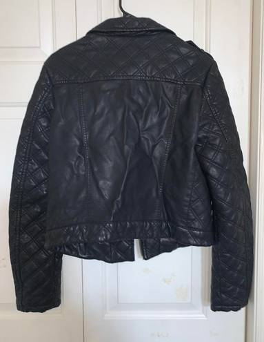 Aeropostale Black Leather Jacket