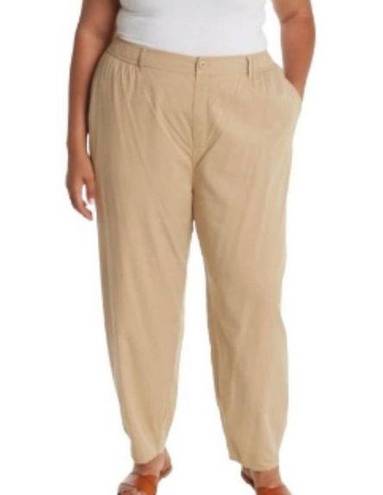 Abound NWT  Khaki Casual Joggers Elastic Waist Size Medium