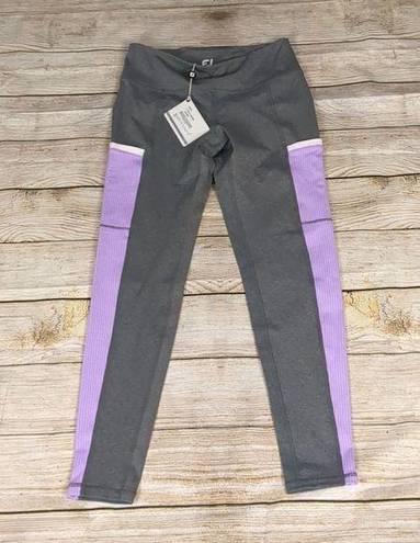 FootJoy  lavender gray white ankle leggings size small