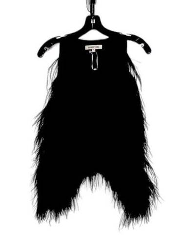 Elizabeth and James  Ostrich Feather Vest, New