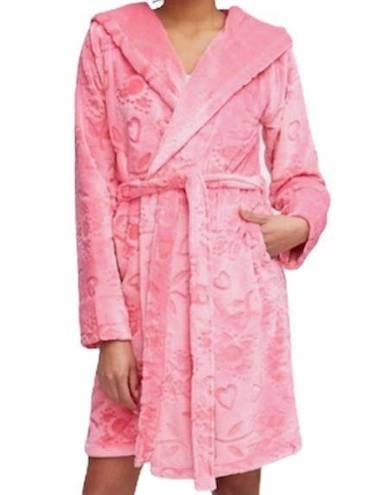 Vera Bradley  Sweethearts and Flowers Bathrobe Pink Small to XLarge