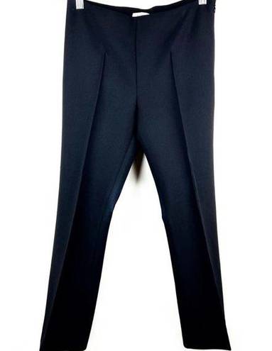 Elizabeth and James Black Pleated High-Waisted Trouser Pants 4 Classic Office