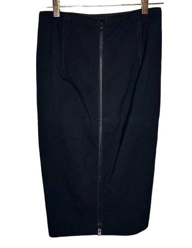 Rag and Bone Women's  New York Black Full‎ Zip Straight Pencil Skirt Size 4