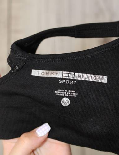 Tommy Hilfiger Black Padded Sports Bra