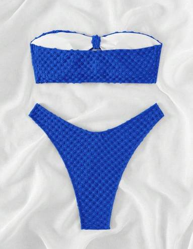 Blue Bathing Suit Set