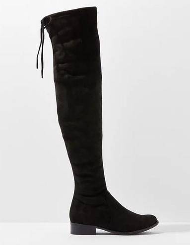 American Eagle  Over-The-Knee Black Suede Tall Boots Size 6