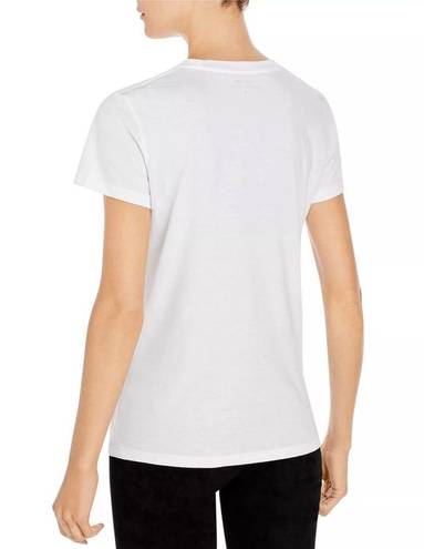 Vince  Pima Cotton Essential Crewneck Tee in Optic White, Size XXS, New w/Tag $80